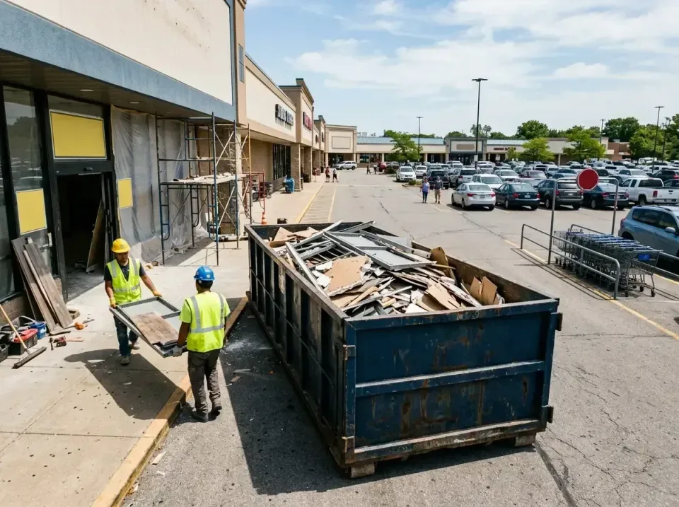 retail-store-renovation-debris-003 — frequently asked questions, Roll-off Dumpster Rentals in Benton Heights, MI